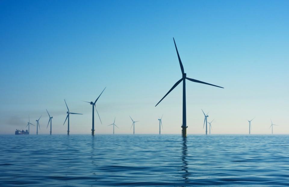 An offshore wind farm