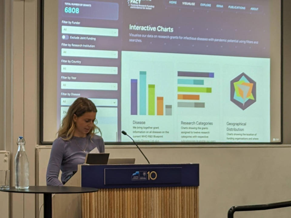 The launch presentation for the new Pandemic PACT website