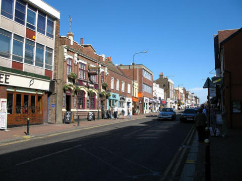 High Street in Brentwood, Essex