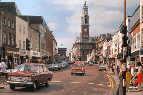 High Street in Colchester, Essex