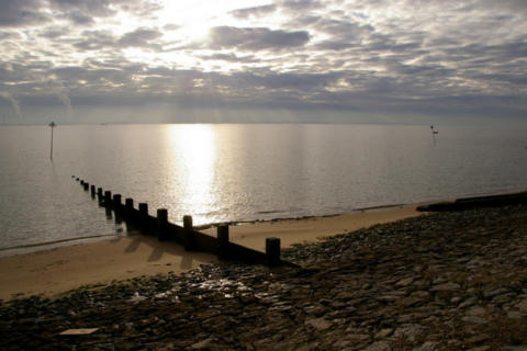 The Beach near Adventure Island in Southend-On-Sea, Essex
